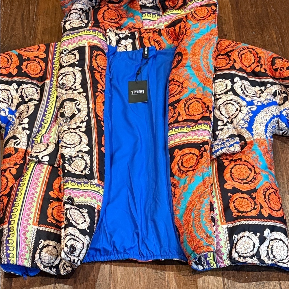 NWT! Large Women’s Luxury Multicolor Jacket - Picture 6 of 11